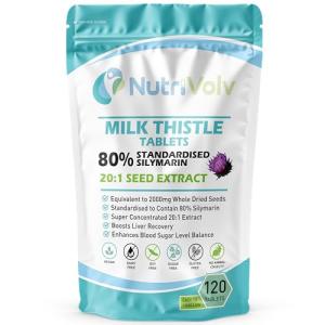 Milk Thistle 2000mg - Liver Detox Support Tablets