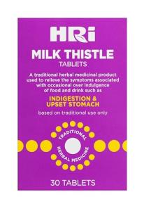 HRI Milk Thistle Tablets for Indigestion Relief