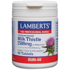 Lamberts 2500mg Milk Thistle 60 Tablets