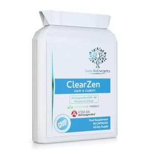 ClearZen Adaptogen Blend: Rhodiola, Ashwagandha, Shilajit
