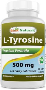 L-Tyrosine 500 mg - 90 Capsules