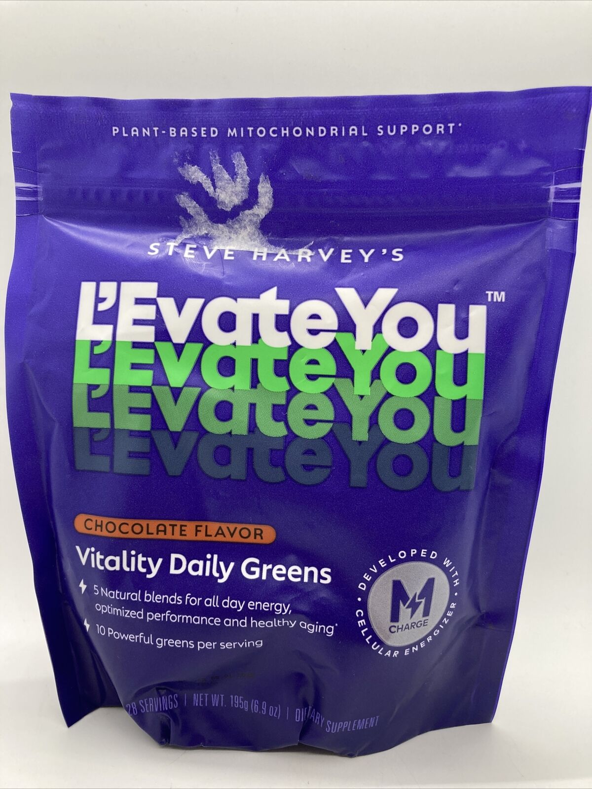Steve Harvey's Chocolate Vitality Greens L'Evate You