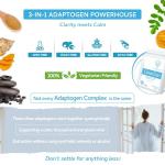 ClearZen Adaptogen Blend: Rhodiola, Ashwagandha, Shilajit