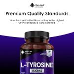 L-Tyrosine 1100mg Vegan Capsules - High Strength