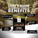 Lion's Mane Mushroom Complex Transdermal Patches - 60 Patches