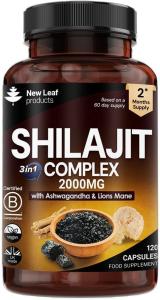 Shilajit Complex with Ashwagandha & Lion's Mane Capsules