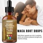Organic Maca Root Liquid Drops with Ashwagandha