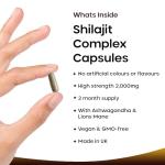 Shilajit Complex with Ashwagandha & Lion's Mane Capsules