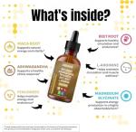 Organic Maca Root Liquid Drops with Ashwagandha