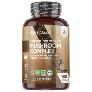 Organic Mushroom Complex with Turmeric & Ginger