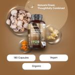 Organic Mushroom Complex with Turmeric & Ginger