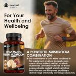 Lions Mane & Reishi Mushroom Capsules 4000mg