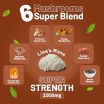 2000mg Mushroom Complex with Lion's Mane & More