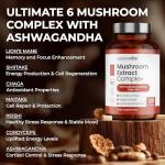 6 Mushroom Complex with Ashwagandha for Brain Support