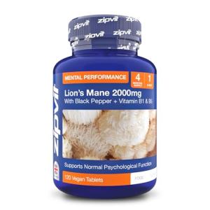 Lion's Mane Mushroom 2000mg - 120 Vegan Tablets