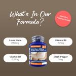 Lion's Mane Mushroom 2000mg - 120 Vegan Tablets