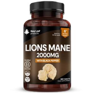 High Strength Lion's Mane Mushroom Tablets 2000mg
