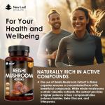 High Strength Reishi Mushroom Capsules 4000mg - 120 Vegan