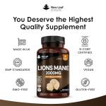 High Strength Lion's Mane Mushroom Tablets 2000mg