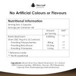 High Strength Reishi Mushroom Capsules 4000mg - 120 Vegan