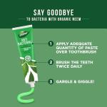 Dabur Neem Organic Toothpaste - Antibacterial Oral Care