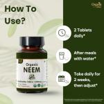 Organic Neem Tablets - 120 Count