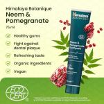 Neem & Pomegranate Natural Toothpaste, Vegan Formula
