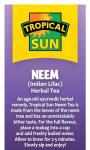 Tropical Sun Neem Tea Bags - 6 Pack