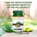 Neem Extract Capsules - 700mg, 60 Count