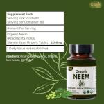 Organic Neem Tablets - 120 Count