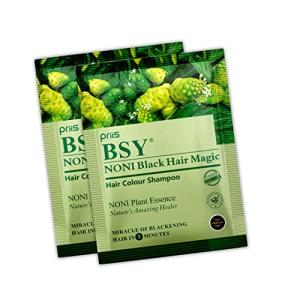 BSY Noni Black Hair Color Shampoo - Ammonia Free