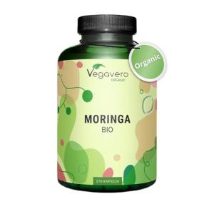 Organic Moringa Oleifera Capsules - 270 Vegan Tablets