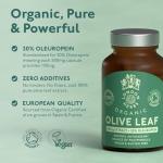 Organic Olive Leaf Extract 500mg, 60 Vegan Caps