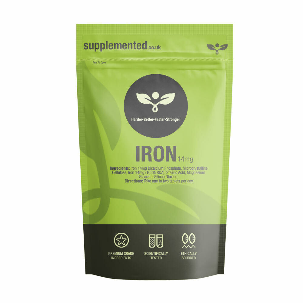 180 Vegan Iron Tablets for Pregnancy Anaemia Support