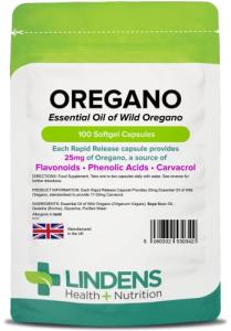 Lindens Oregano Oil 25mg – 100 Capsules