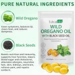 Oregano Oil Softgels with Black Seed Oil, 120ct