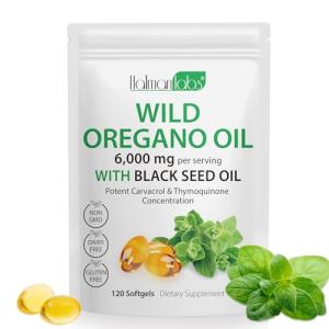 Oregano Oil Softgels with Black Seed Oil