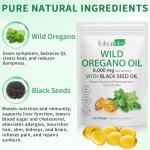 Oregano Oil Capsules with Black Seed Oil - 120 Count