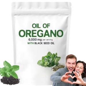 180pcs Wild Oregano Oil with Black Seed Oil