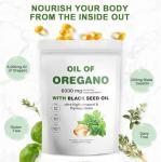 Oregano Oil Softgels with Black Seed & Turmeric