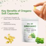 Oregano Oil Softgels with Black Seed & Turmeric
