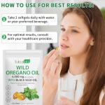 Oregano Oil Capsules with Black Seed Oil - 120 Count