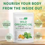 Oregano Oil Softgels with Black Seed Oil