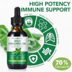 Organic Wild Oregano Oil Drops for Immunity Support