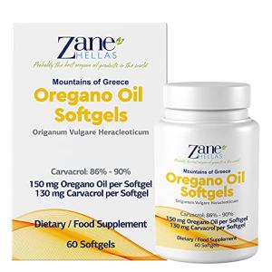 Zane High-Potency Oregano Oil Softgels - 60 Count