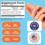 Oregano Oil Mini-Softgels | 120 Count | Non-GMO