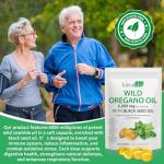 Oregano Oil Softgels 6000mg with Black Seed
