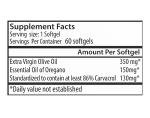 Zane High-Potency Oregano Oil Softgels - 60 Count