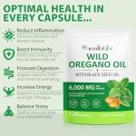 Oil of Oregano & Black Seed Softgels 120 Count