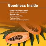 Vegan Papaya Leaf Tablets for Digestion and Platelets
